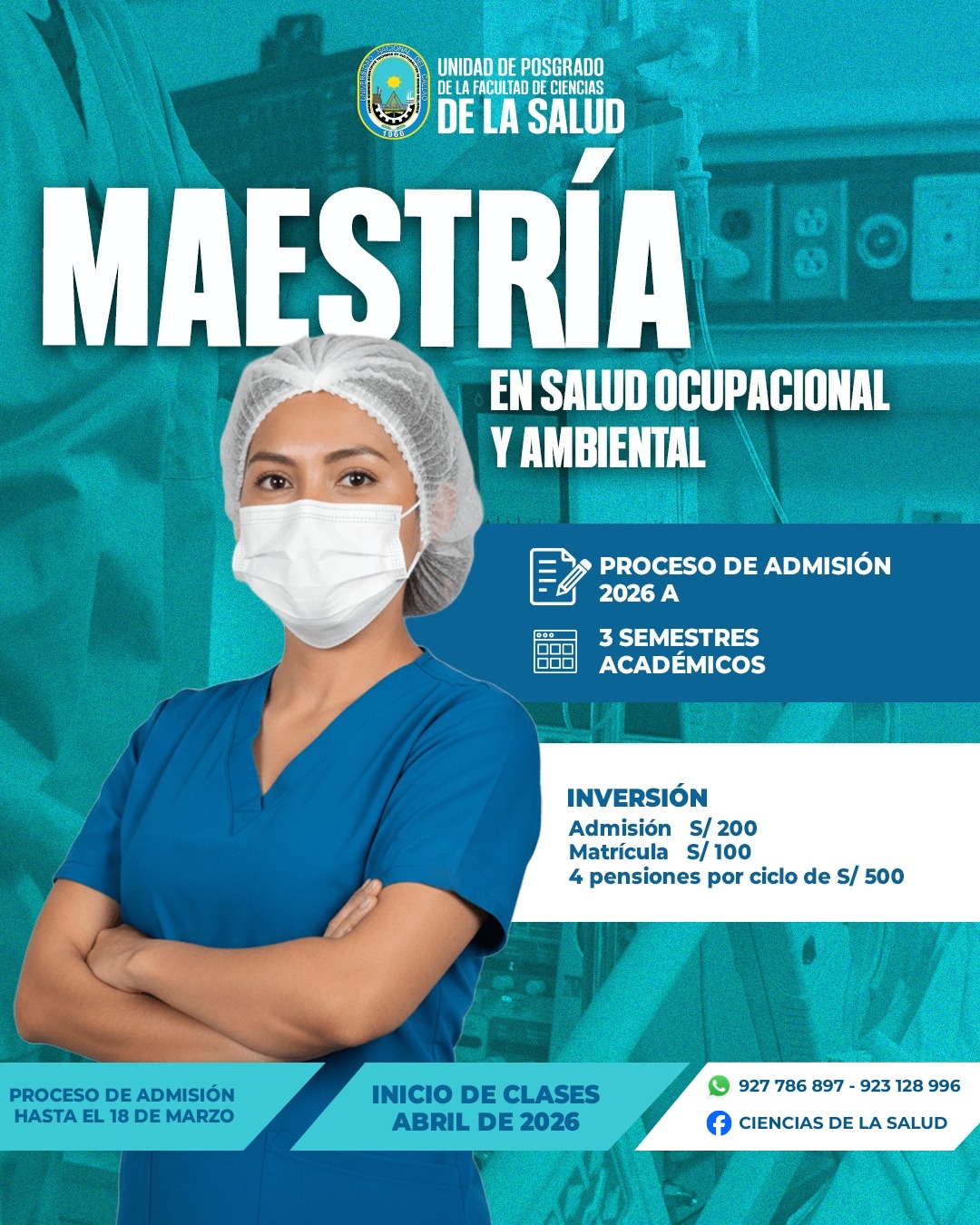 Maestría en Salud Ocupacional y Ambiental